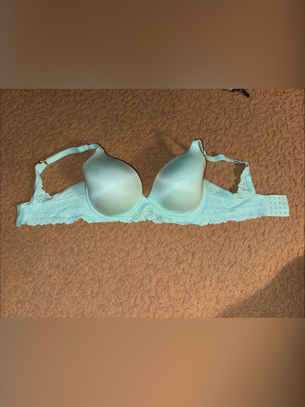 Aerie Sunnie Full Coverage Aqua Lace-Trim T-Shirt Bra